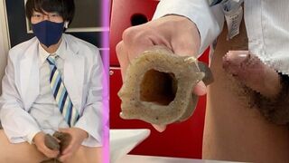 I made an pocketpussy with konjac and fapped!! and A mischievous incident occurred... OMG!!!