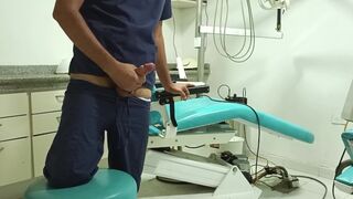 Hand job in the dentist's office utter flick
