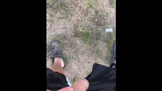 Solo Masculine Outdoor Urinating Compilation