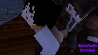 Super-naughty Fuck-a-thon In The Office With My Chief - Minecraft Homosexual Fuck-a-thon Mod Cartoon