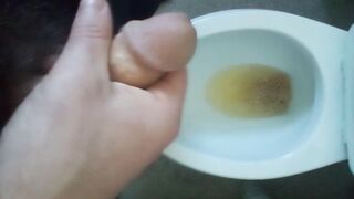 My handsome gay-for-pay brother urinating and nutting