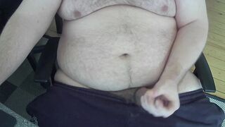 Hunk figure in sweat trousers manmeat out getting rigid taunting then a final supprise lingerie