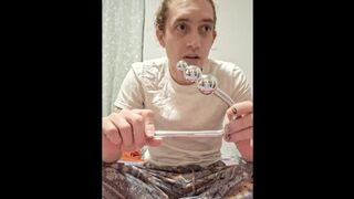 Toying with Vibing Assfuck Beads for the First-ever Time (utter flick, mighty ejaculation)