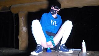 Getting a Muddy Knotting Internal ejaculation From a Werewolf in the Forest~