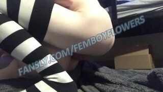 Femboy fights to take roomies jizz-shotgun and get creampied (total flick + aftermath on fansly)