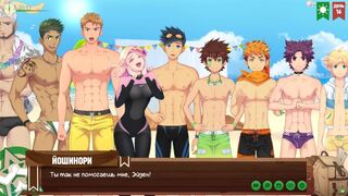 Игра: Лагерь друзей, эпизод 15 - Соревнования плавок (русская озвучка)