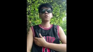 Pinoy Basketball Player with Huge Wiry Rod | Outdoor Onanism | Pinoy Jakol