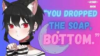 femboy gang-fucked by prisoners