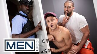 FELLOWS - Chuck Conrad Ambles In While Enzo Muller Humps Himself With A Fucktoy So He Takes Over