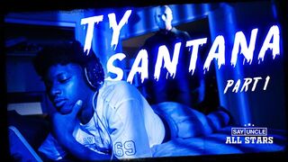 Super-steamy Dude Ty Santana Gets His Cornhole Demolished By Dangerous Hooded Sexy