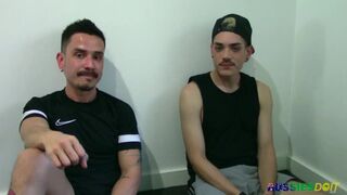 Bottom Australian Beckett Glides Lollipop Inwards Mateo Cock-squeezing Butt