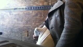 one greater quantity Flick discharged At The Tire Yard Last Winter. This Time, Inwards The Back Of The Van. I'm Dressed in My Longjohns And Boxers And There's Some Serious Bulbous Going On. I acquire My Ball-sac Off Around 7mins In.