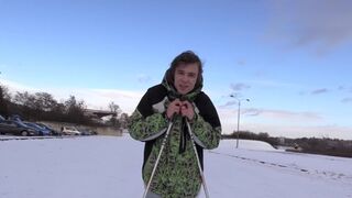 Czech Hunter: Skiing Temptation: Jakub's Winter Escapade