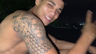 EastBoys.com: Colombian Reed & Lucian Reed great poke outdoors