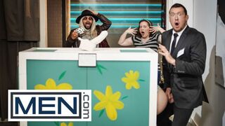 BOYS - Pierce Paris Licks butthole Paul Canon, Then Paul Rails Him On A Bench, Then Gets Porked Missionary