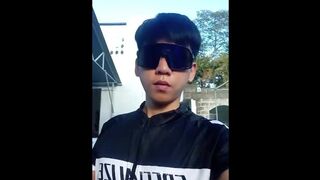 Biker Sa Sementeryo - Pinoy Cyclist Public Getting off