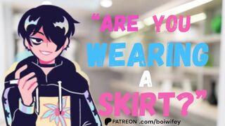 catching your bf crossdressing and fuckin' him