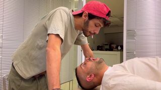 Stunning Middle Eastern gay-for-pay man predominates and abases untrained super-bitch - with deep throat instructing