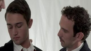 Draped furry masculines Have A moist threeway