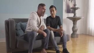 Jock screwing with gigantic man sausage father